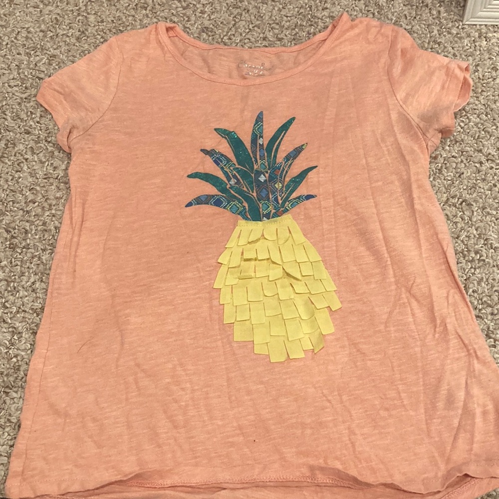 Cherokee L(10/12) kids pineapple shirt